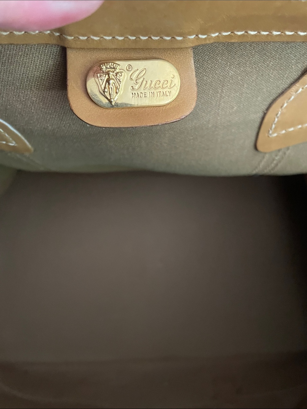 GUCCI Authentic gg monogram Vintage overnight travel bag. O/S - Picture 9 of 13